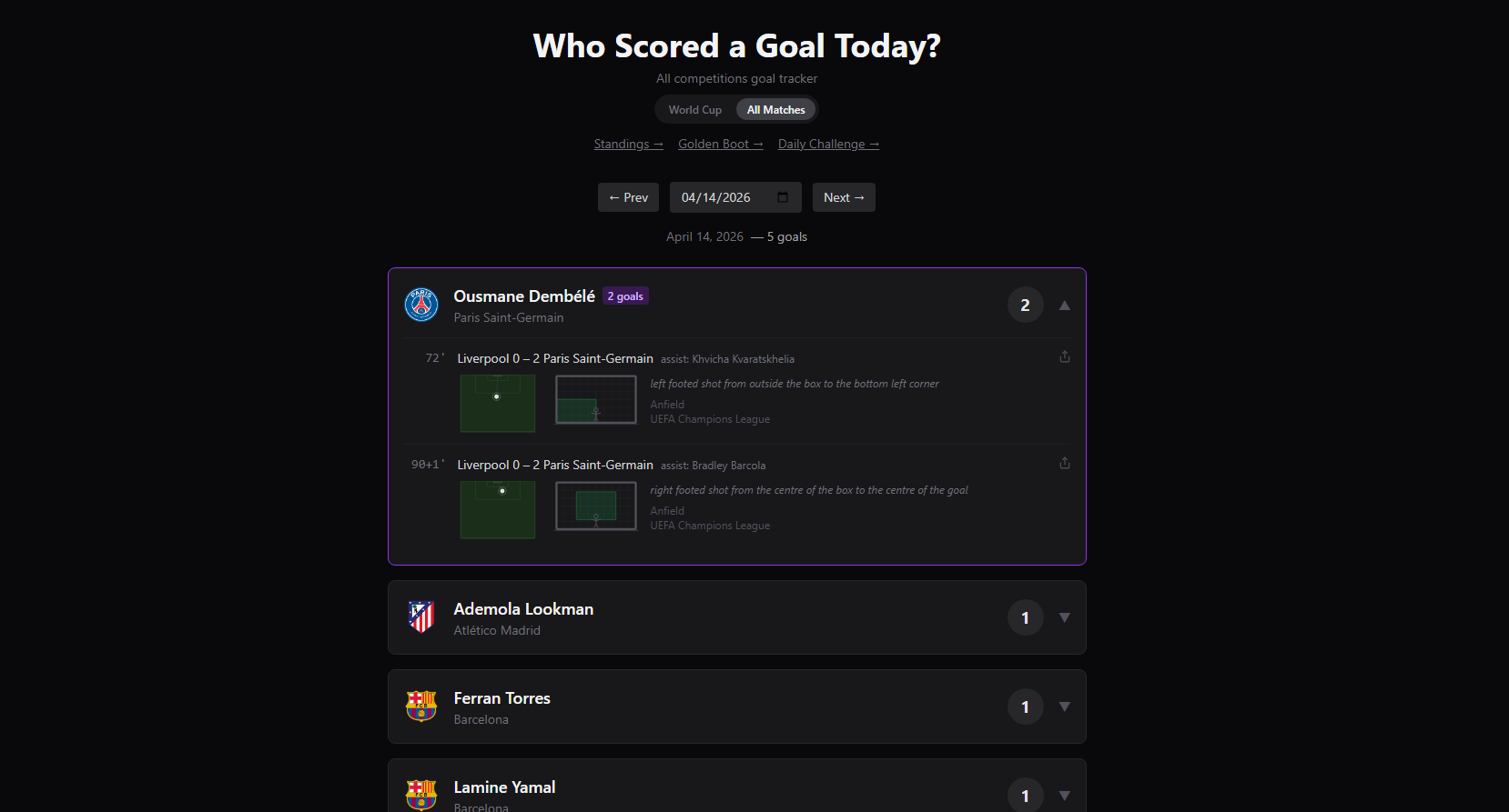who-scored-a-goal-today screenshot